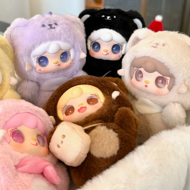 Yooki 4. Generation Blind Box Take A Bit Small Bear Series Plüschtiere Exquisite Puppe Schlüsselanhänger Rucksack Anhänger Mystery Box Geschenk