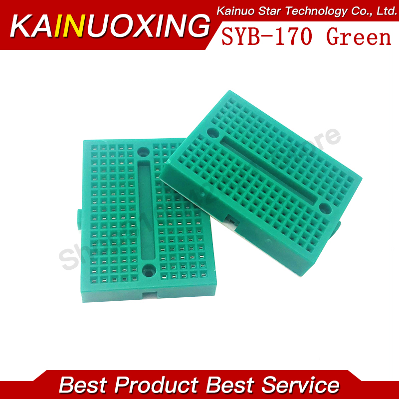 1set/6pcs SYB-170 미니 솔더리스 프로토 타입 실험 테스트 Breadboard 170 Tie-points arduino diy kit 용 35*47*8.5mm