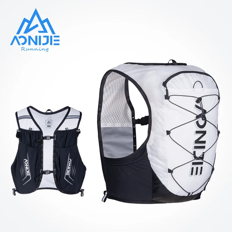 AONIJIE C9108S น้ําหนักเบา Hydration Cross Country กระเป๋าเป้สะพายหลัง Rucksack กระเป๋าน้ํา ForHiking วิ่งมาราธอนขี่จักรยาน