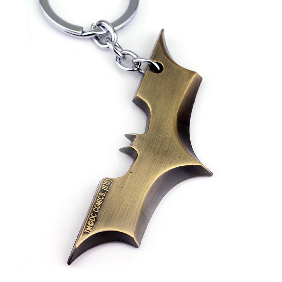 Creative Bat Darts Metal Keychains Cosplay Props Film Television Works Peripheral Gifts Men Women Backpack Jewelry Accessories