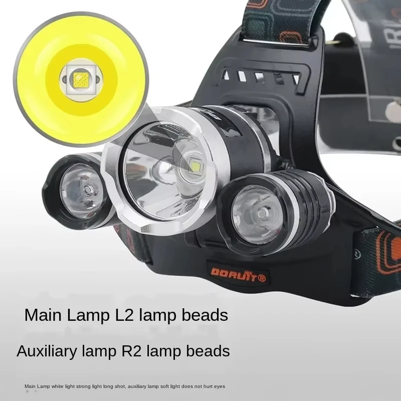2*18650 USB Aufladbare Scheinwerfer Motion Sensor Led Taschenlampe Laterne Wasserdichte Taschenlampe Angeln Camping Tragbare Scheinwerfer