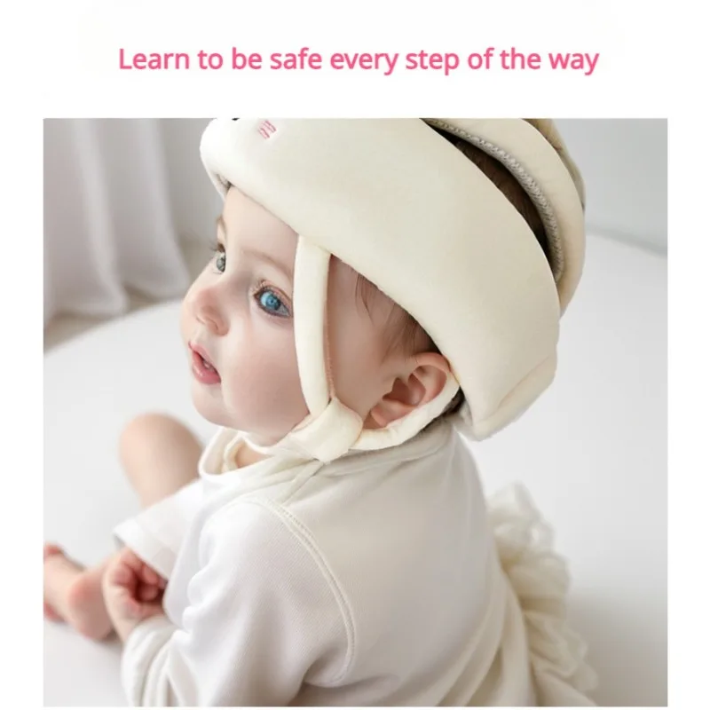 Crianças capacete do bebê para engatinhar andando protetor de cabeça do bebê almofada macia infantil segurança headguard para aprender a andar