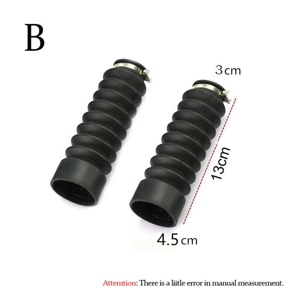 Universal Motorcycle Front Rubber Fork Shock Absorber Protector Sleeve Dust Guard Sleeve For Motocross Off Road Pit Dirt Bike