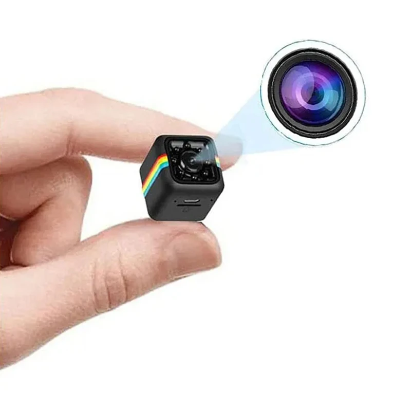 Minicámara HD 1080P, videocámara pequeña portátil para niñera, grabadora de vídeo por voz, cámara de seguridad oculta para interiores, para el hogar y la Oficina