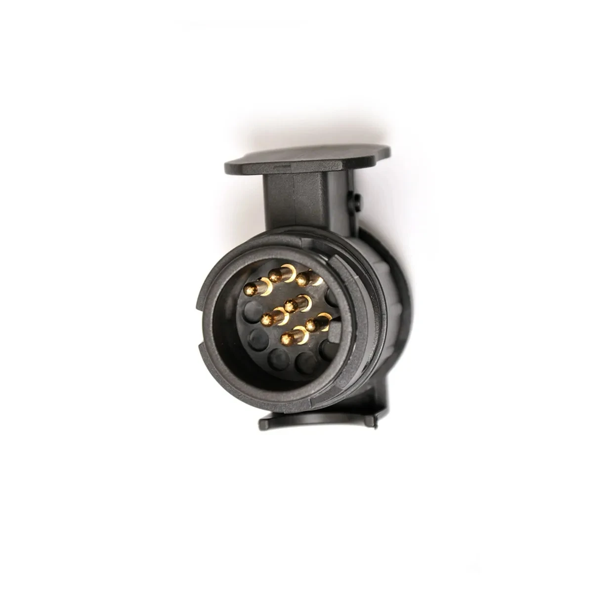 Langlebiger 13 bis 7-poliger Steckeradapter, Anhängeranschluss, 12 V, Anhängerkupplung, Anhängerstecker, Buchsenadapter, Schutzanschlüsse, A30-Stecker