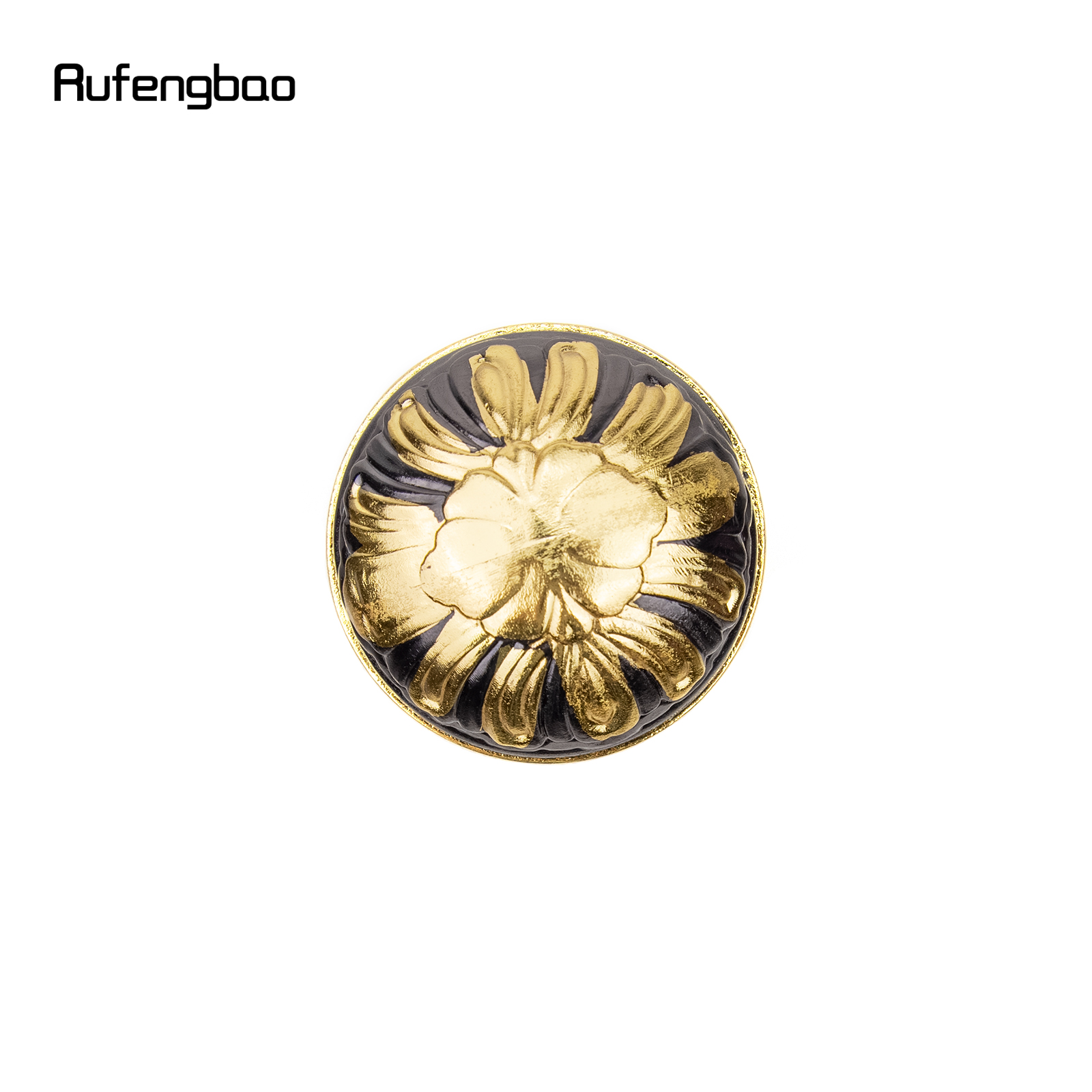 Bastão de luxo com punho redondo, elegante botão crosier, bengala dourada e preta, decoração de festa, moda, 93cm