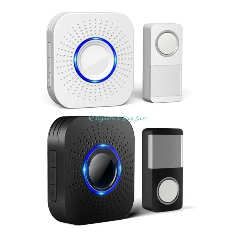 E74D draadloze waterdichte deurbel 200m Bereik Home Intelligent deurbel Universal