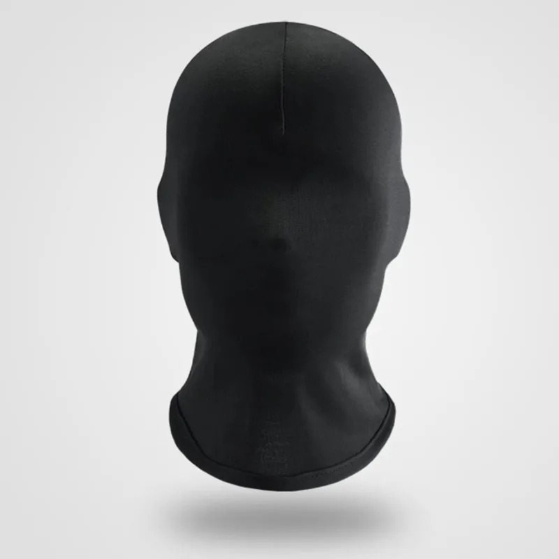 블랙 풀 페이스 구멍 없음 커버 모자 여성 남성 육군 전술 Cs Balaclava 모자 태양 Uv 보호 자전거 오토바이 멀티 홀 스키 마스크