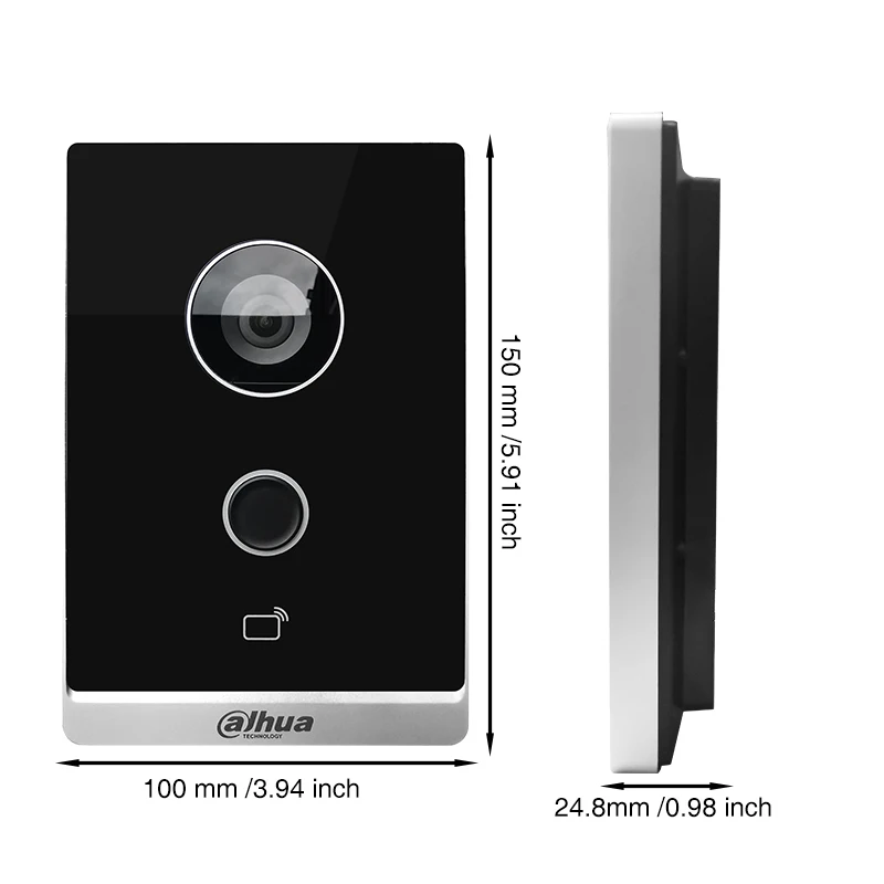 Dahua VTO2211G-P VTO2211G-WP S2 IP Wi-Fi Вилла Дверная станция Видеодомофоны Беспроводной сетевой дверной звонок Двусторонний аудиодомофон