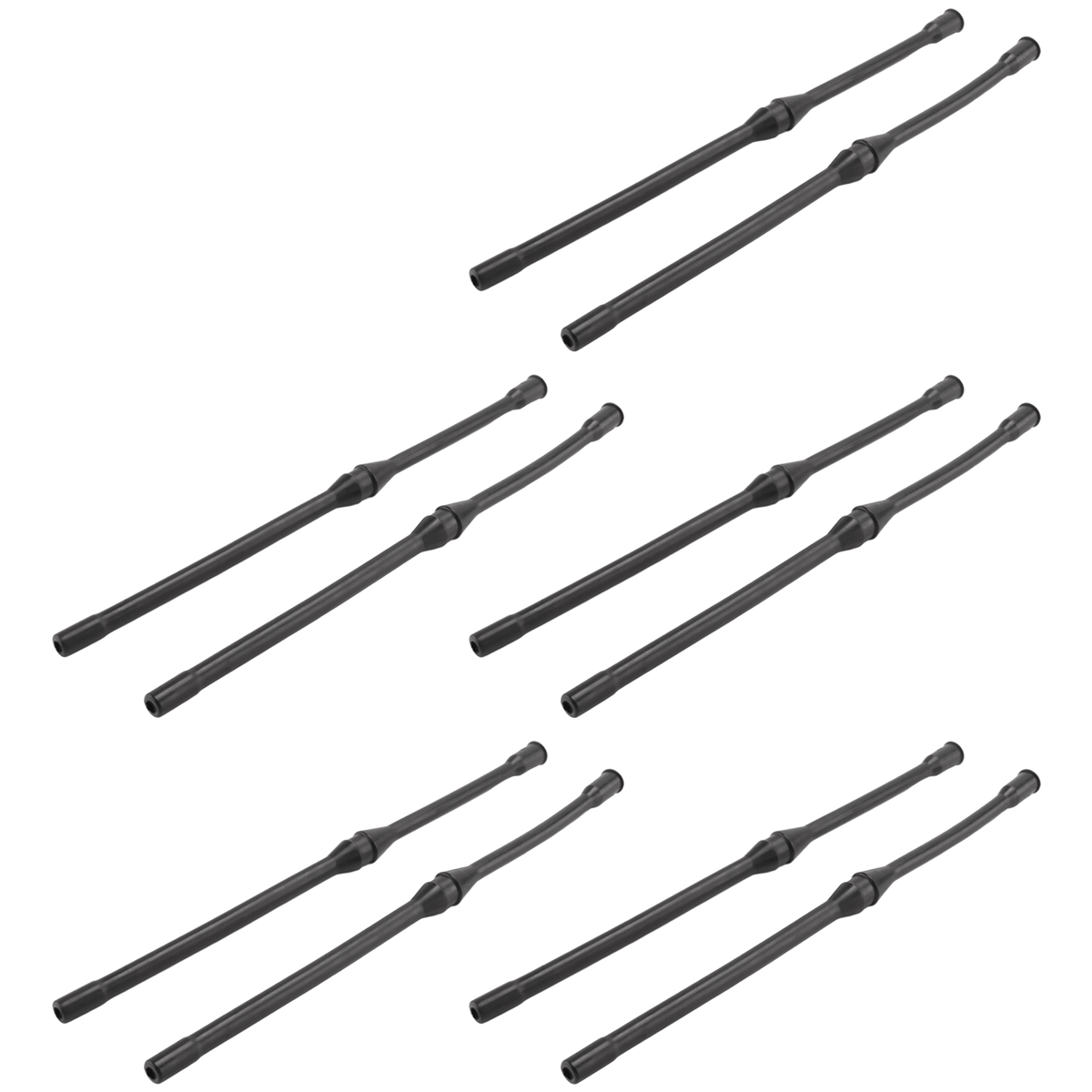 Tubo flessibile del carburante nero 10X per motosega cinese 4500 5200 45Cc 52Cc 58Cc MT-9999 tubi flessibili del carburante in plastica parte dell'utensile