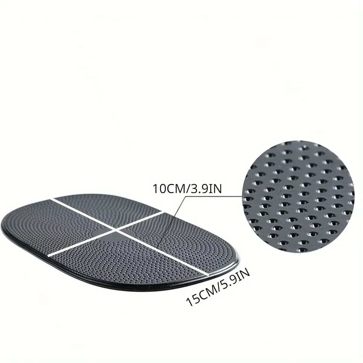 1 Stuks Auto Antislipmat Magic Antislip Slide-Proof Pad Dashboard Sticky Dash Zelfklevende Mobiele Telefoon Mobiele Houder Zwart Siliconen