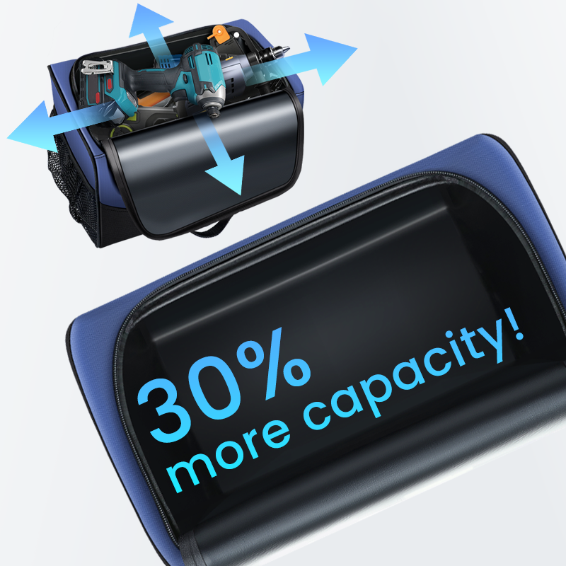 AIRAJ Multifunctionele gereedschapstas Multi-zakken Grote capaciteit Oxford-doek Waterdichte draagbare gereedschapsorganizer Elektriciengereedschap