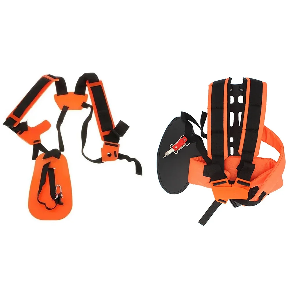 Padded Belt Double Shoulder Strap Comfortable Trimmer Shoulder Strap Labor Saving Increase Safety for Brush Cutter Trimmer