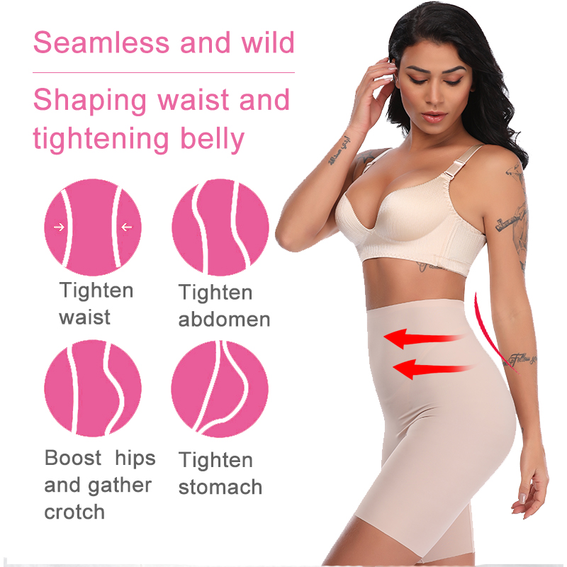 Power Shorts moldeador de cuerpo de cintura alta para mujer, mezcla de algodón ligera, bragas de Control de ropa moldeadora fenomenal y ultrarrirable