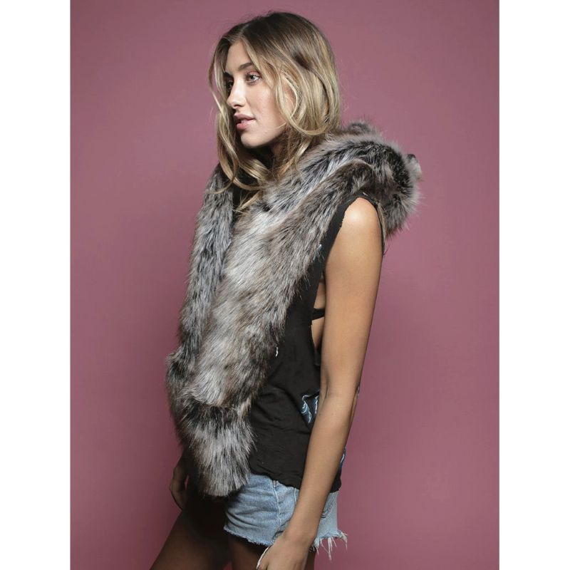 3 In 1 Vrouwen Mannen Pluche Dier Wolf Luipaard Capuchon Sjaal Muts Met Poten Wanten Handschoenen Dikke Winter Warme Oorklep Cap Voor Vrouwen Meisje