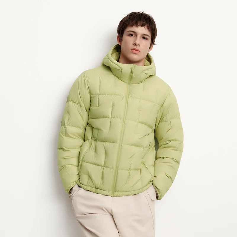 Semir Daunenjacke für Herren, leicht, warm, für den Außenbereich, dreibeständige Oberbekleidung, gesteppte Kapuze, 2025, neue Winterkleidung für Herren