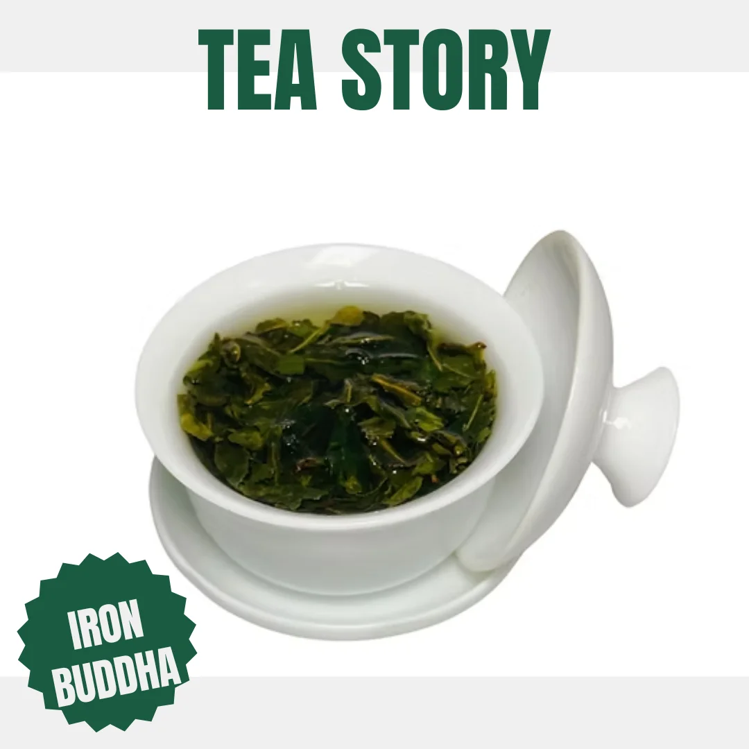Tea Story Iron Buddha (Tie Guan Yin) - Loose Tea [Energy Revival] Mineral-Rich Cliff Oolong, Wuyi Yancha Brick Tea 50g/100g/250g