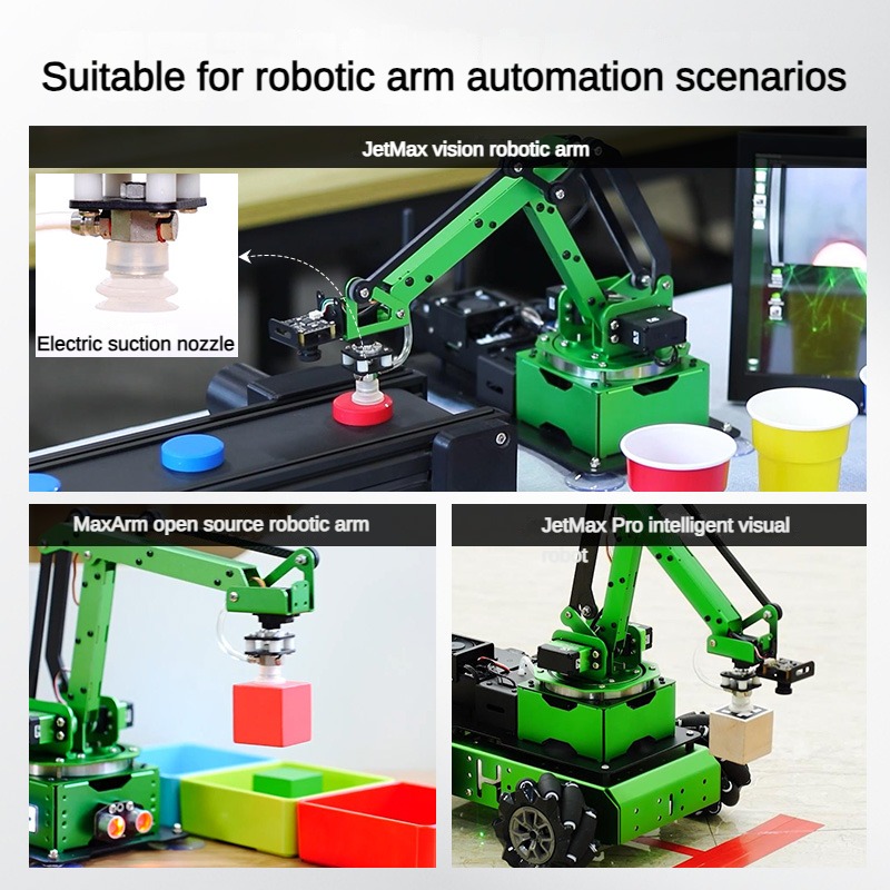 1 kg Last Industrielle Roboterarm Vakuum Luftpumpe Silikon Saugnapf Handhabung Sortierung Sensor Modul Programmierbare Roboter DIY Kit