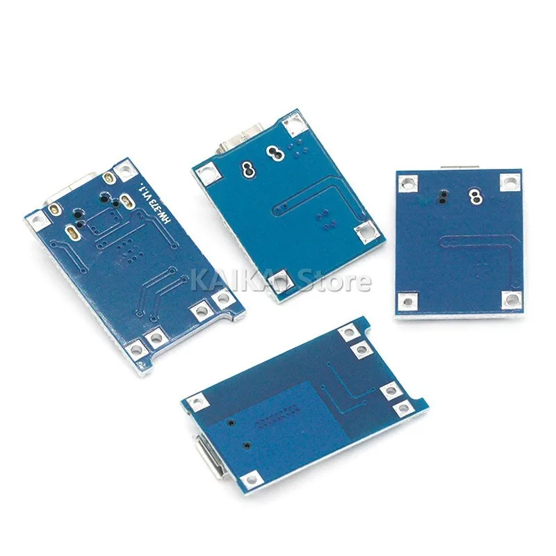 1PCS 5V 1A Micro USB 18650 type-c Lithium Battery Charging Board Charger Module+Protection Dual Functions TP4056 18650