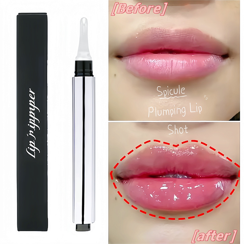 Glow Tulip Lip Plumper Spicule Plumping Lip Shot Extreme Lip Plumper Gloss Extreme Volume Serum Oil Сексуальная Красота Макияж Корейский