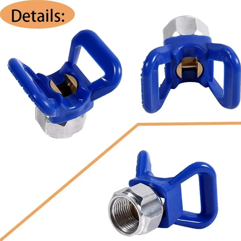 High Pressure Airless Sprayer Nozzle Guard Base 7/8" Inch Bracket Airless Sprayer Nozzle Replacement Gun Accessories