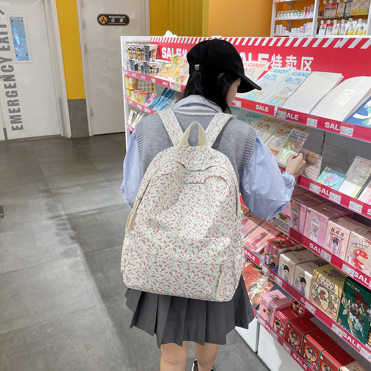 Girls Backpack Cute School Bags For Student Teens Girls Pockets Women Laptop Backpack Harajuku