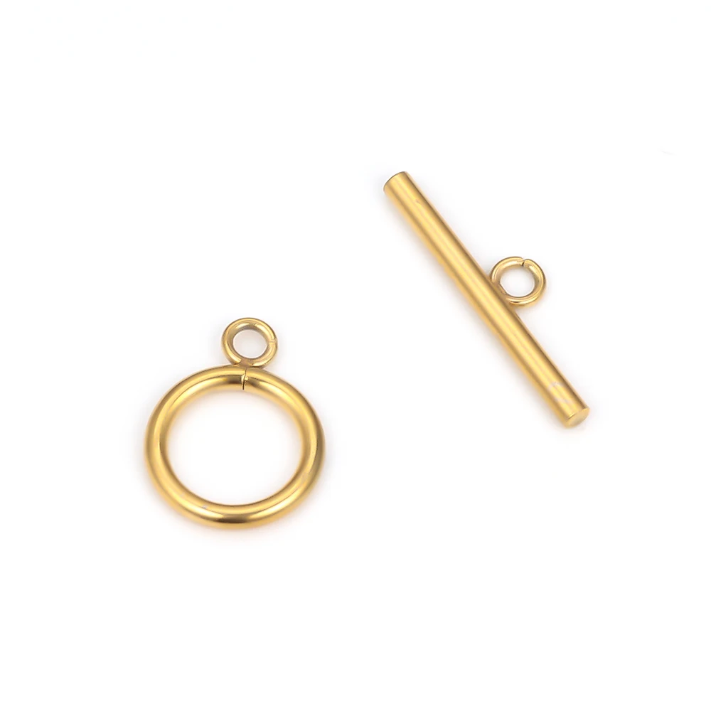 5 ชุดสแตนเลส OT Clasp สลับ Clasps สําหรับเครื่องประดับ DIY ทําสร้อยคอตัวเชื่อมต่อสร้อยข้อมือตะขอหัตถกรรมอุปกรณ์เสริม