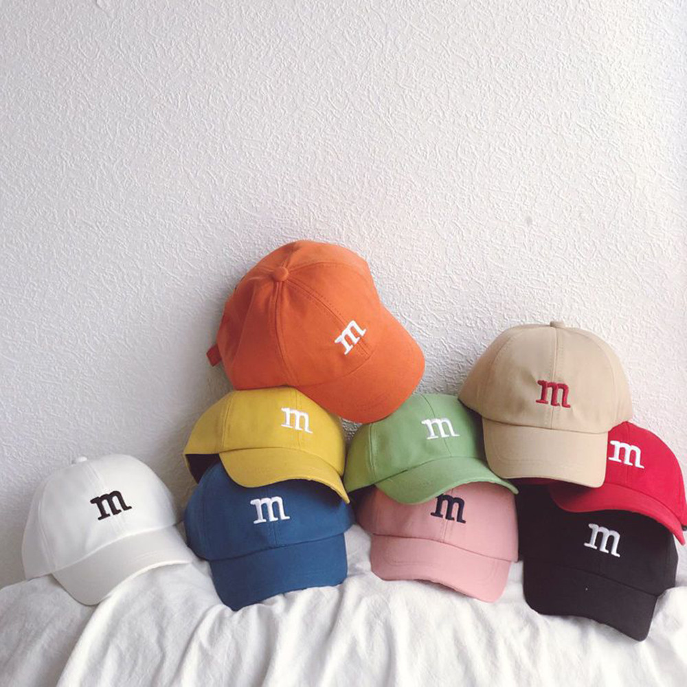 Children's Thin Visor Cap Handsome Letter Baseball Cap Outdoor Sun Hat
