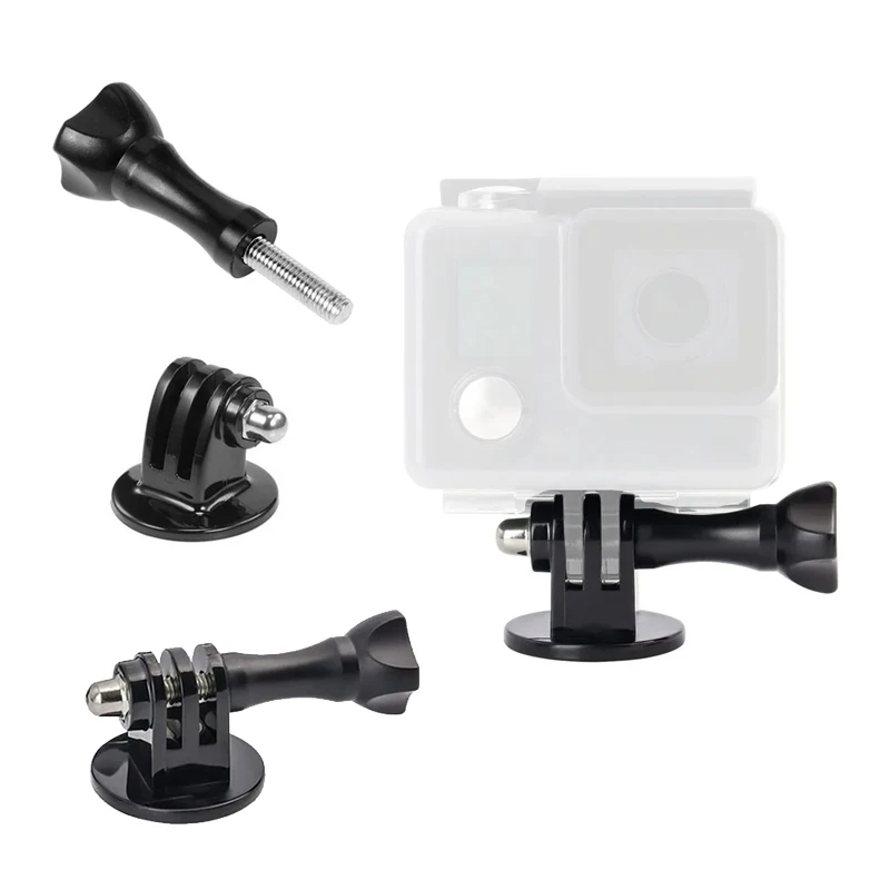 Accessories Kit for Action Camera Accessory Quick Release Buckle Tripod Mount for Gopro Hero 12 11 10 9 8 7 6 5 4 3 Black Set
