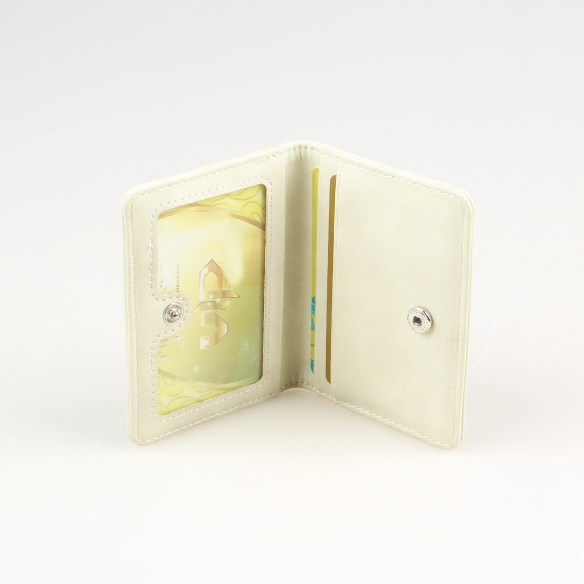 고품질 유행 대형 금속 배지 여성용 카드 가방, 디자이너 맞춤형 ID 카드 홀더