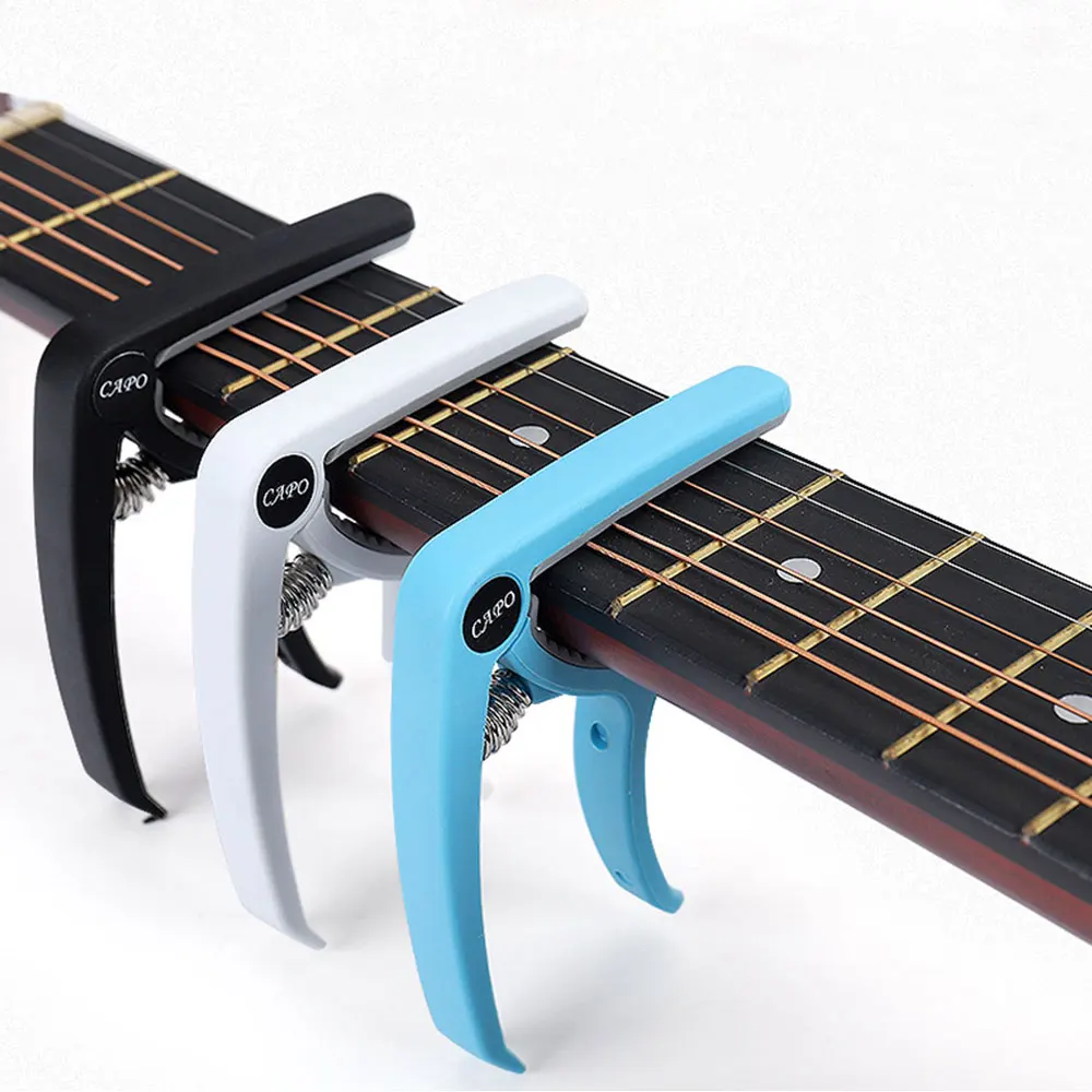 Guitar Capo for Acoustic Electric Bass Guitars Ukulele Quick Change Clamp Universal Capo Dual-Use Guitar Accessories