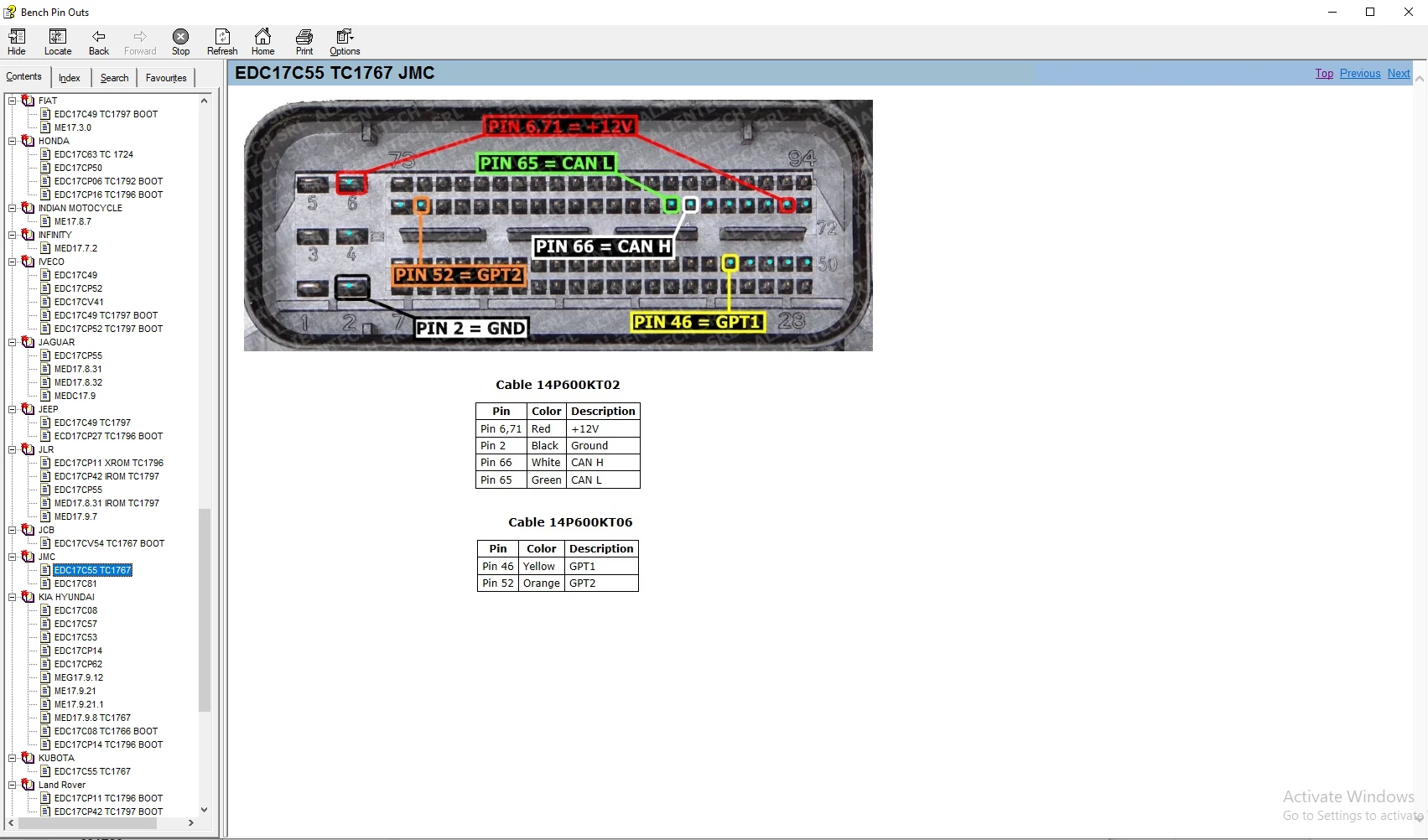 Ecu Pinout Connection Boot Ecu PinOuts Software Collection Reparatiebestanden Beginnersgids voor ECU Bewerkbare bedradingsdiagram
