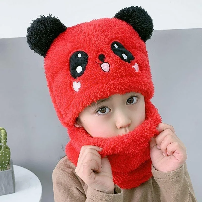 Gorros cálidos para hombres y mujeres, gorros para el cuello, cálidos y integrados a prueba de viento, cubierta para la cara, protección para los oídos, gorros de invierno para niños