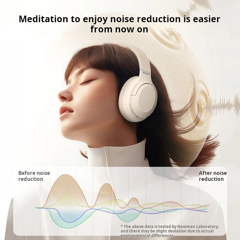 SONY-auriculares inalámbricos D2-ANC, cascos con Bluetooth 5,3, plegables, deportivos, con micrófono, para música, originales