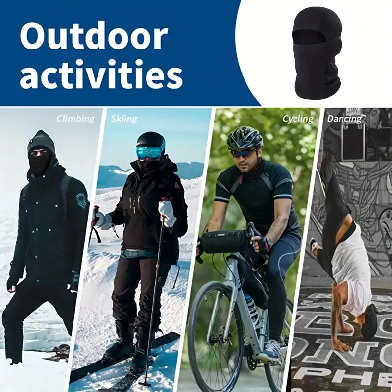 Cross พิมพ์หน้ากากสกีสําหรับผู้ชายและผู้หญิงขี่กลางแจ้ง Balaclava หมวกบังแดด Breathable Windproof และครีมกันแดดหมวก