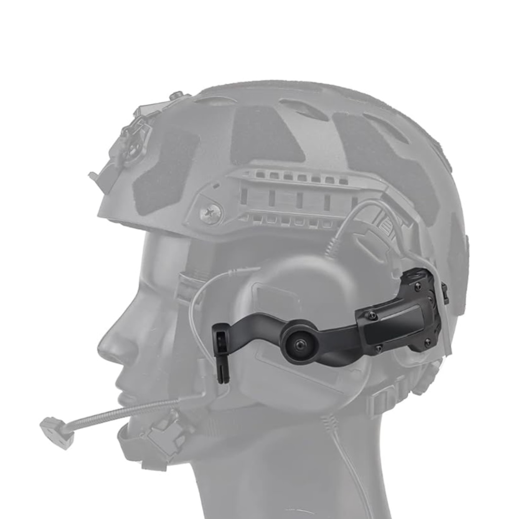 ARC Track หมวกกันน็อคยุทธวิธีป้องกัน Earcup Adapter, หลายมุมหมุน OPS Core ARC และ Wendy M-LOK ทีม Track Adapter