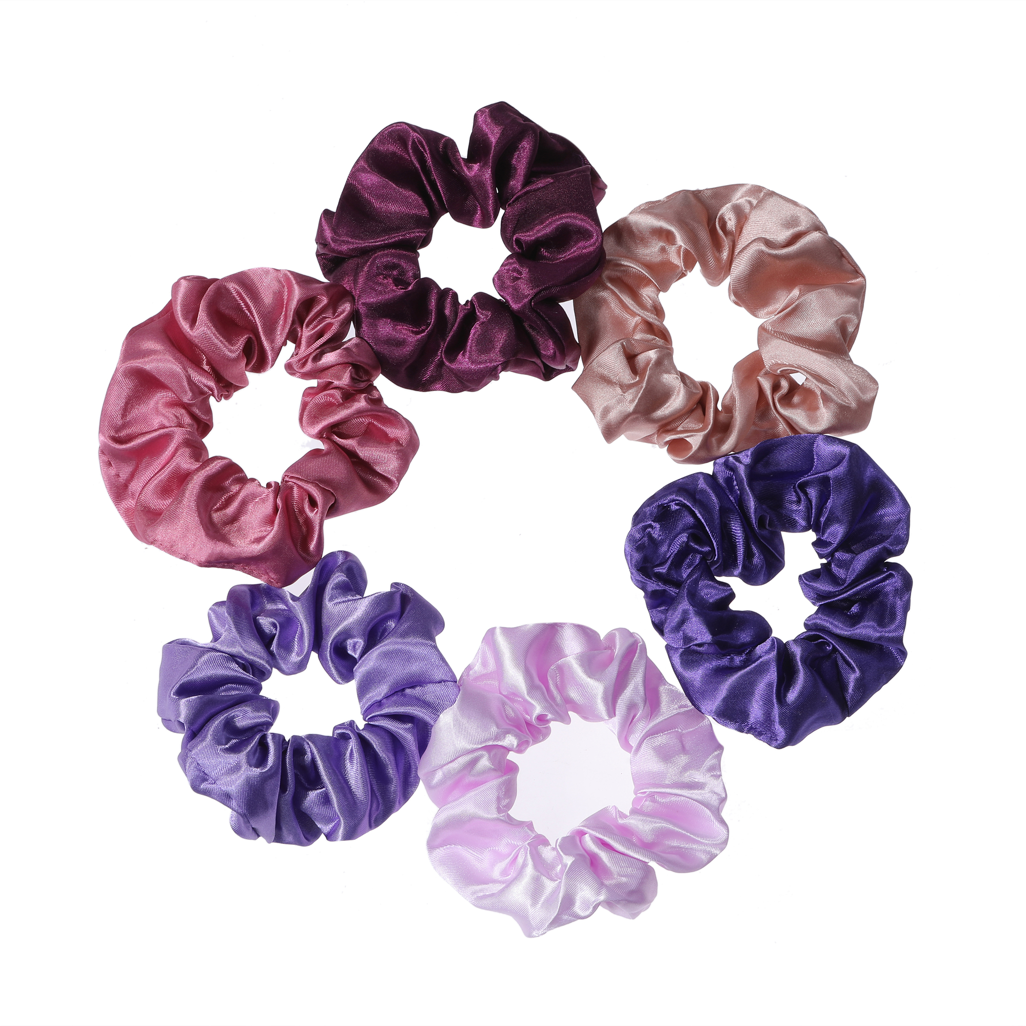 12 pçs novo tecido de cetim salsicha laço anéis de cabelo conjunto cor sólida tecido laço corda de cabelo scrunchies scrunchy preto café