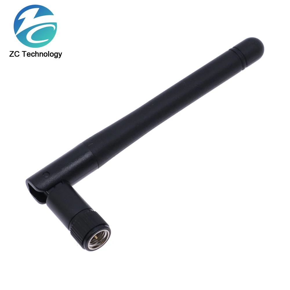 Antena de 2,4 GHz y 3dBi WiFi 2,4g, enrutador inalámbrico macho de RP-SMA aéreo + 17cm PCI U.FL IPX a RP SMA, Cable Pigtail macho ESP8266 ESP32