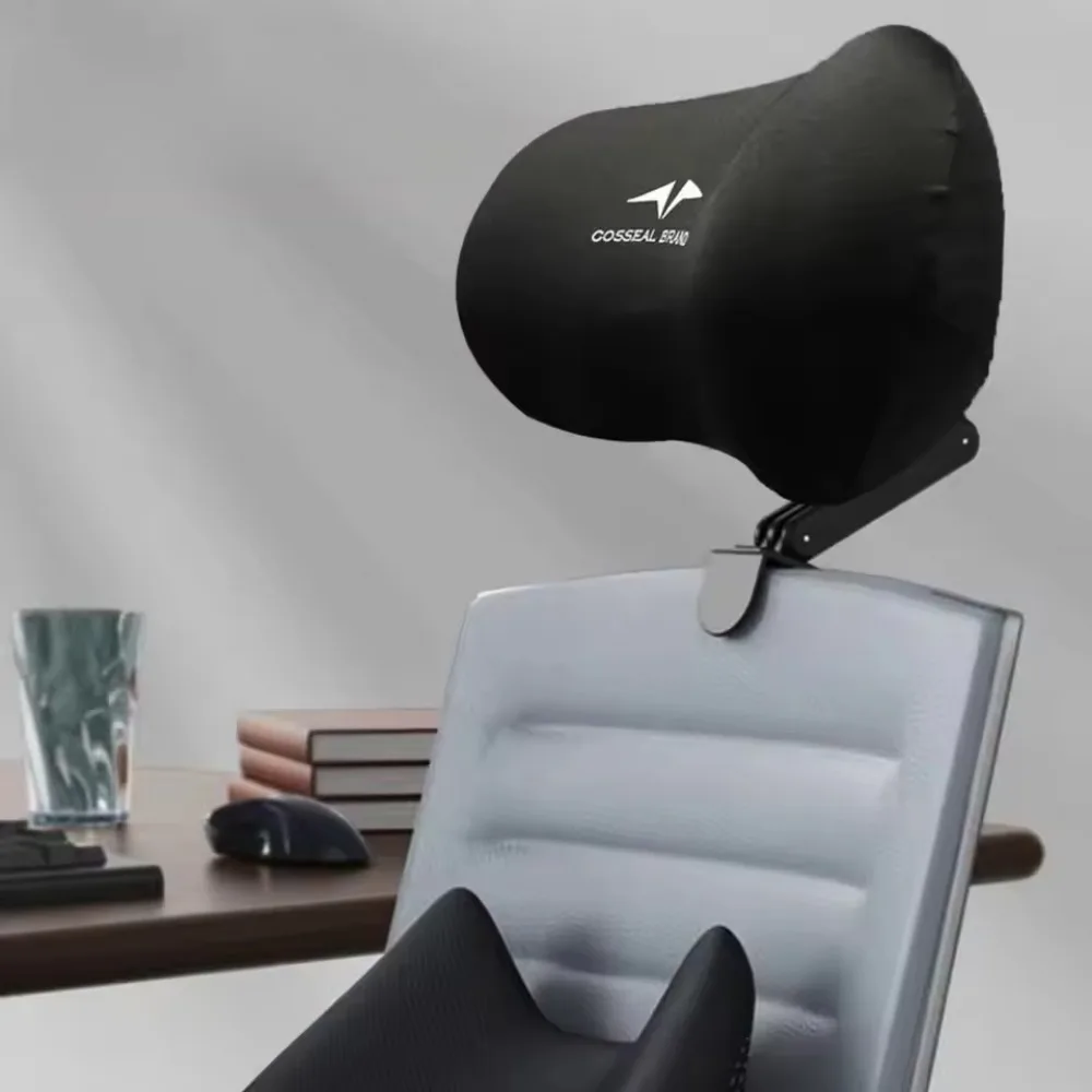 Cadeira encosto de cabeça universal esponja elástica cabeça travesseiro ergonômico suporte ajustável almofada confortável proteção do escritório encosto de cabeça