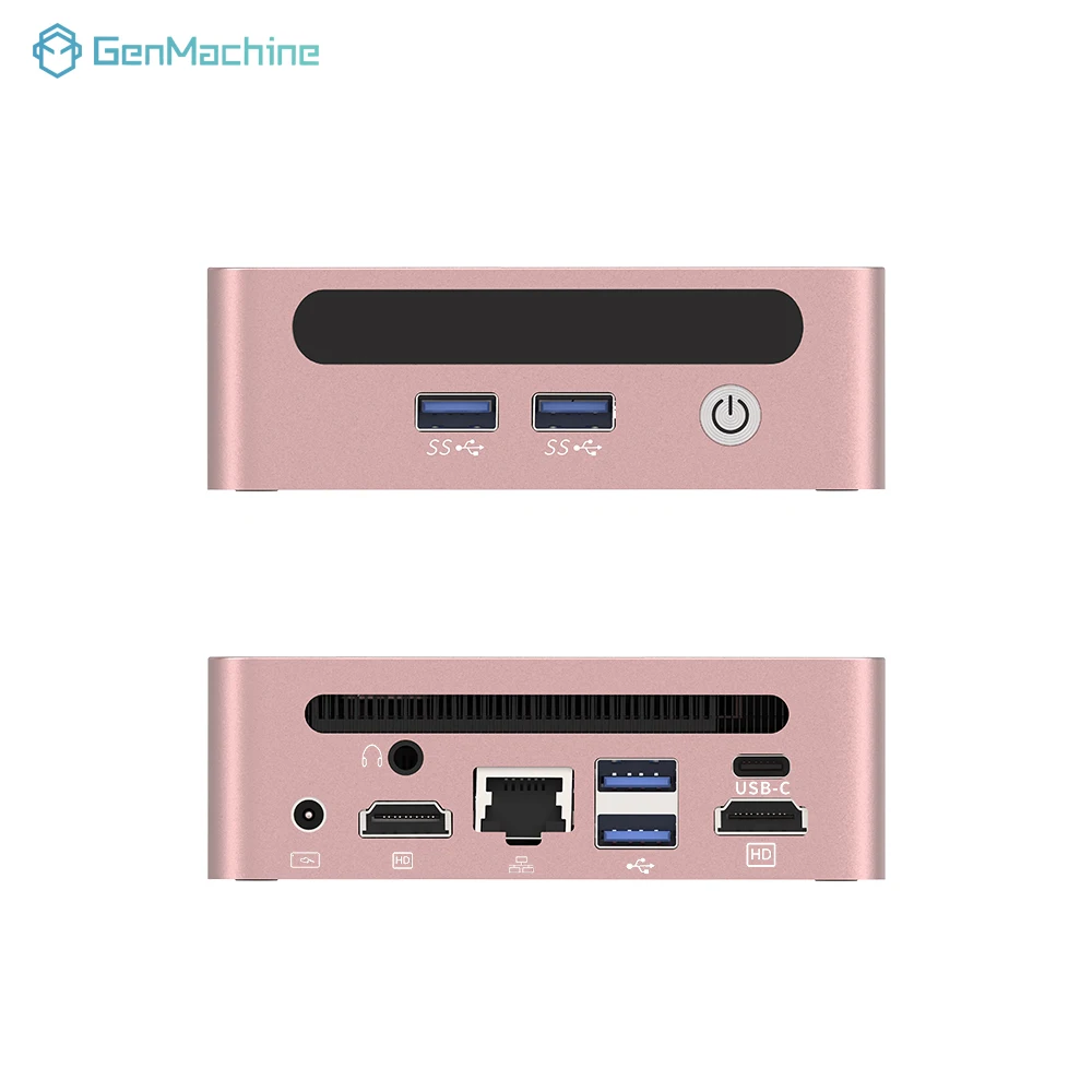 GenMachine Mini PC AMD Ryzen 4500U 4700U 4800H 4800U ES Windows 11 Ryzen DDR4 WiFi6 Gaming Pc Diy Gaming Computer