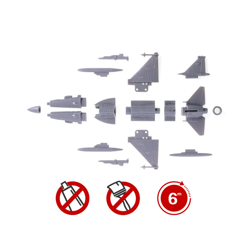 4D 27Styles 1:144 Fighter Assembly Model Plastic Gule Free Plane Armed Helicopter Reconnaissance Aircraft Bomber Model Toy