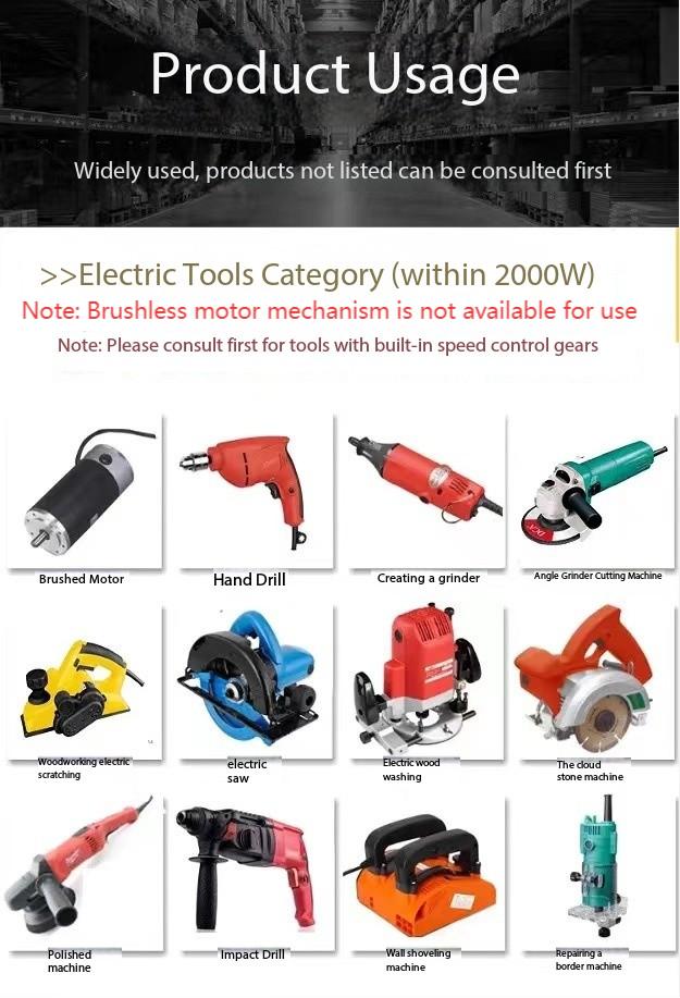 Moedor de ângulo regulador controlador de velocidade interruptor mão broca polonês ventilador stepless broca elétrica polonês stepless regulação velocidade