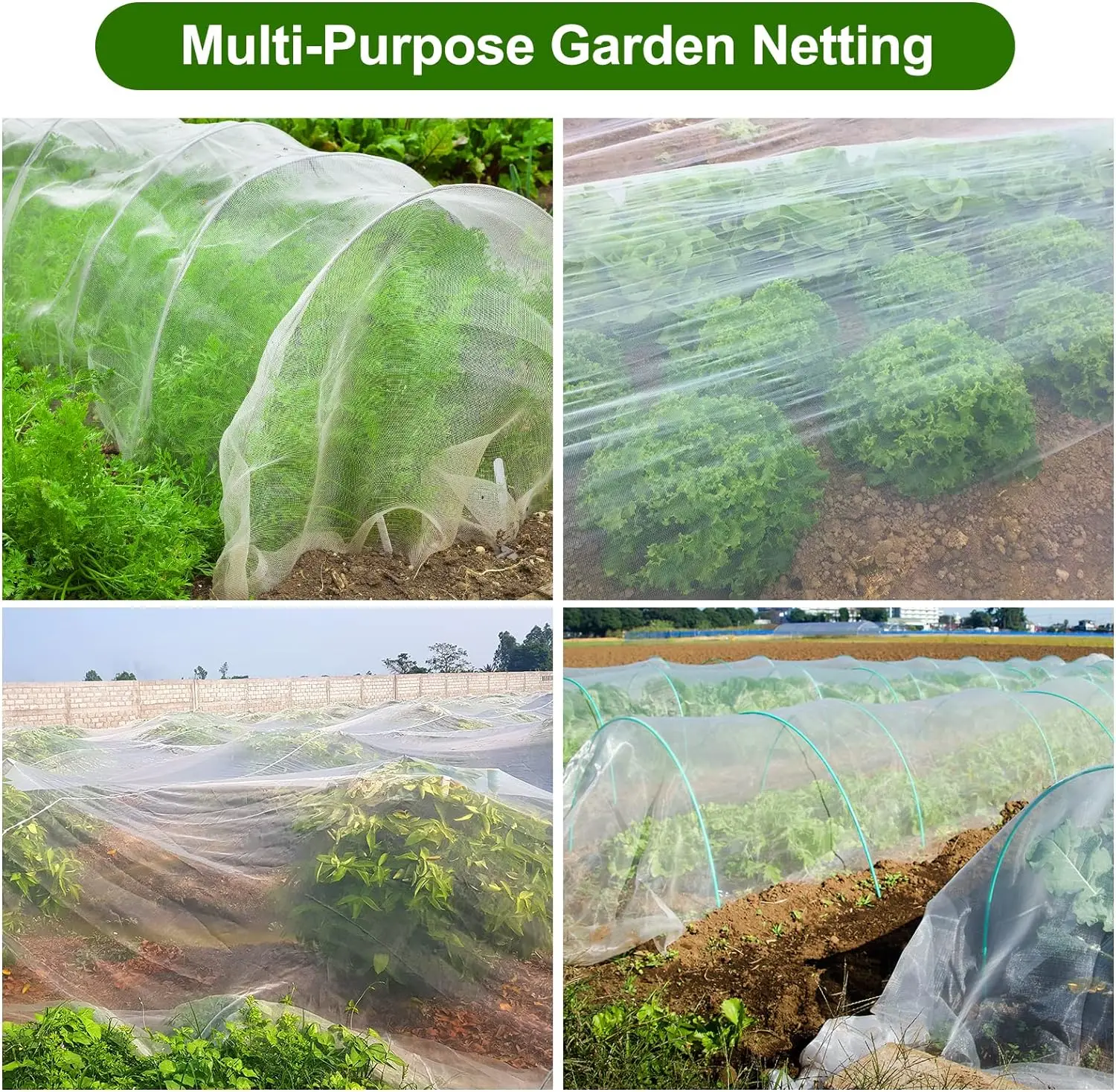Vegetables Plant Insect Protection Net Garden Fruit Care Cover Network Greenhouse Protective Net Pest Control Anti-Bird Net