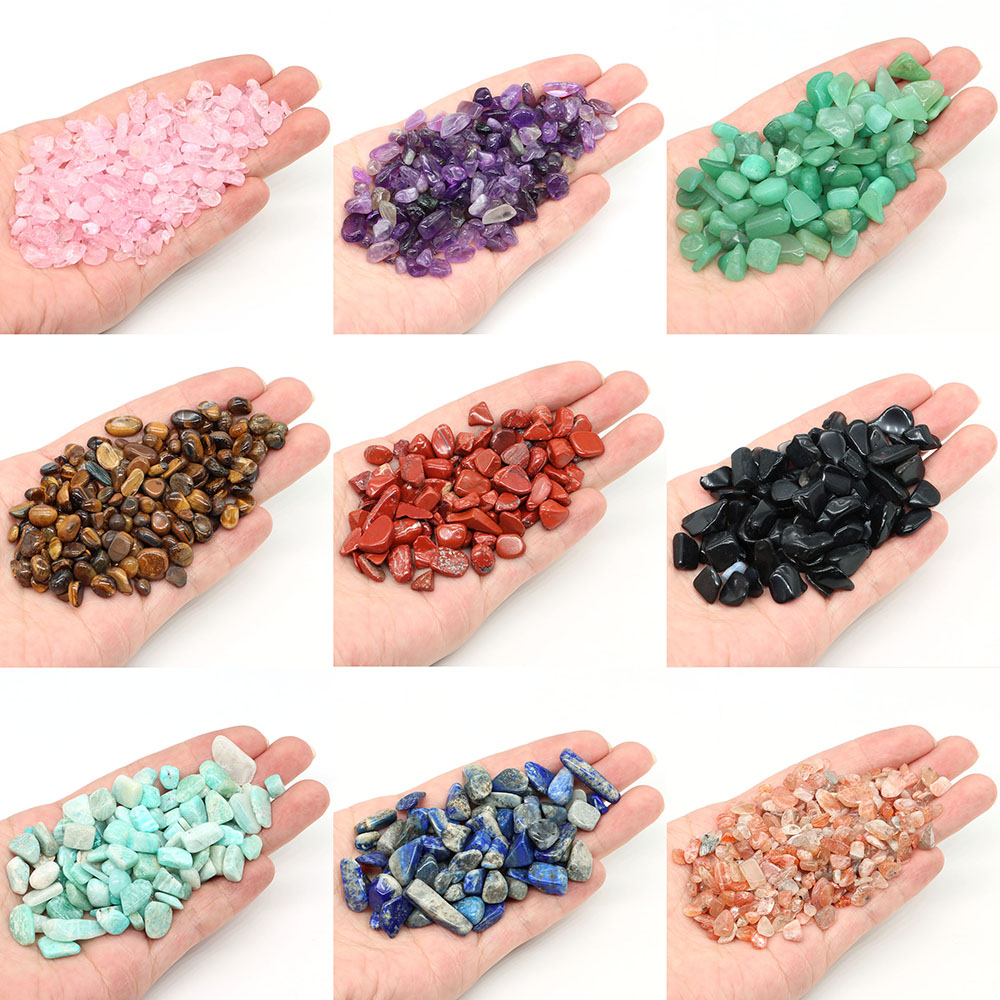 Piedras naturales, cristales de grava, Chip, mineral de cuarzo, minerales, Reiki, curación, ágatas caídas, espécimen, acuario, pecera, decoración del hogar