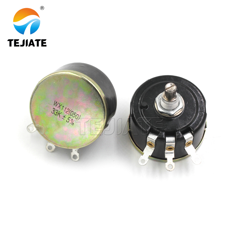 WX112 WX050 5W single turn wire wound potentiometer 100R 1K 2K2 4K7 10K 22k 47k