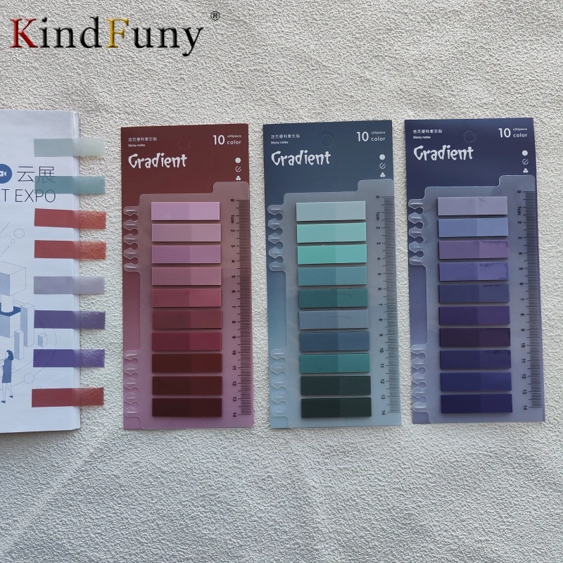 200 Sheets Transparent Sticky Notes Self-Adhesive for Books - Reading Annotation Notepad Bookmarks Memo Pad Index Tabs
