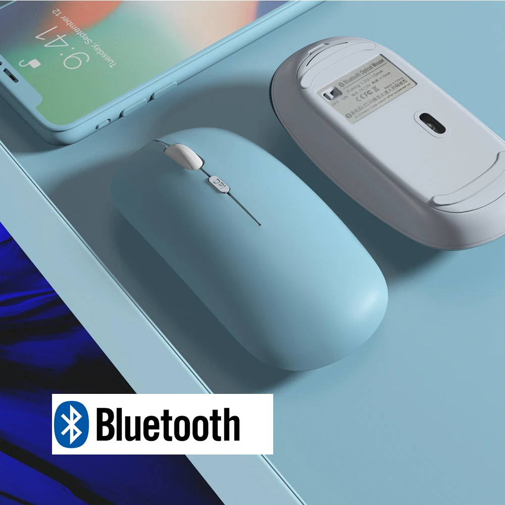 Ratón Bluetooth inalámbrico en color, batería monomodo, adecuado para uso en oficinas y negocios con varios portátiles