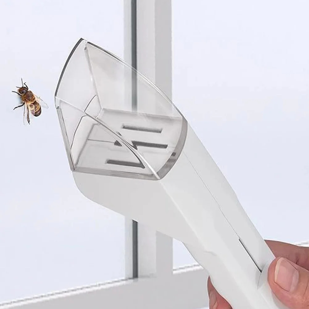 แบบพกพาโปร่งใสแมลง Catcher Push Type แมลง Observer Contactless Bug Catcher สําหรับในร่มและกลางแจ้งของเล่นเด็ก