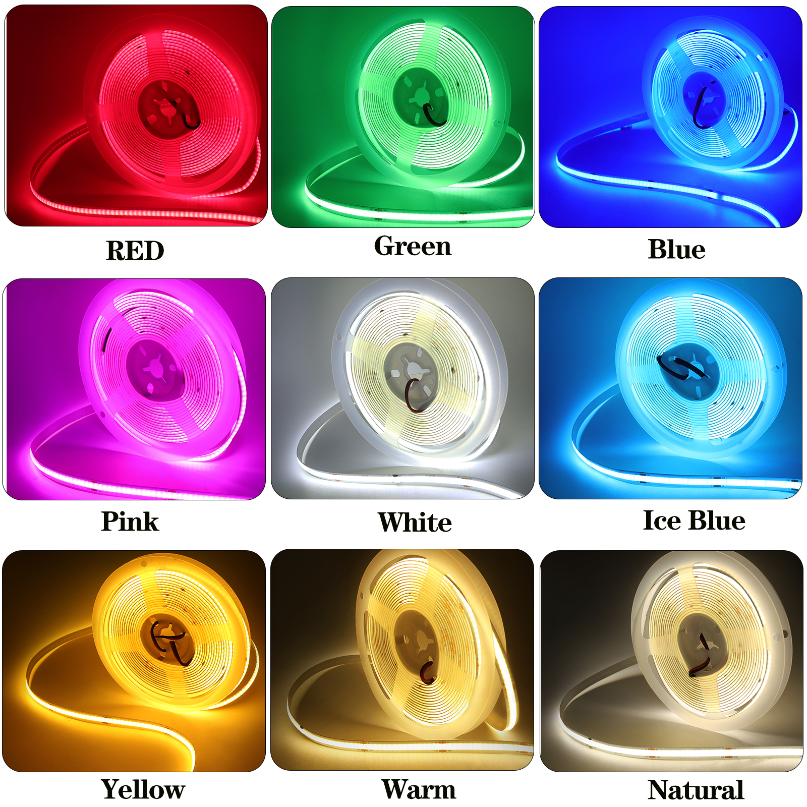 New 5V LED COB Light Strip Dimmable With Touch Sensor/ON OFF Switch USB Flexible LED Tape Christmas TV Backlight Adhesive Tape