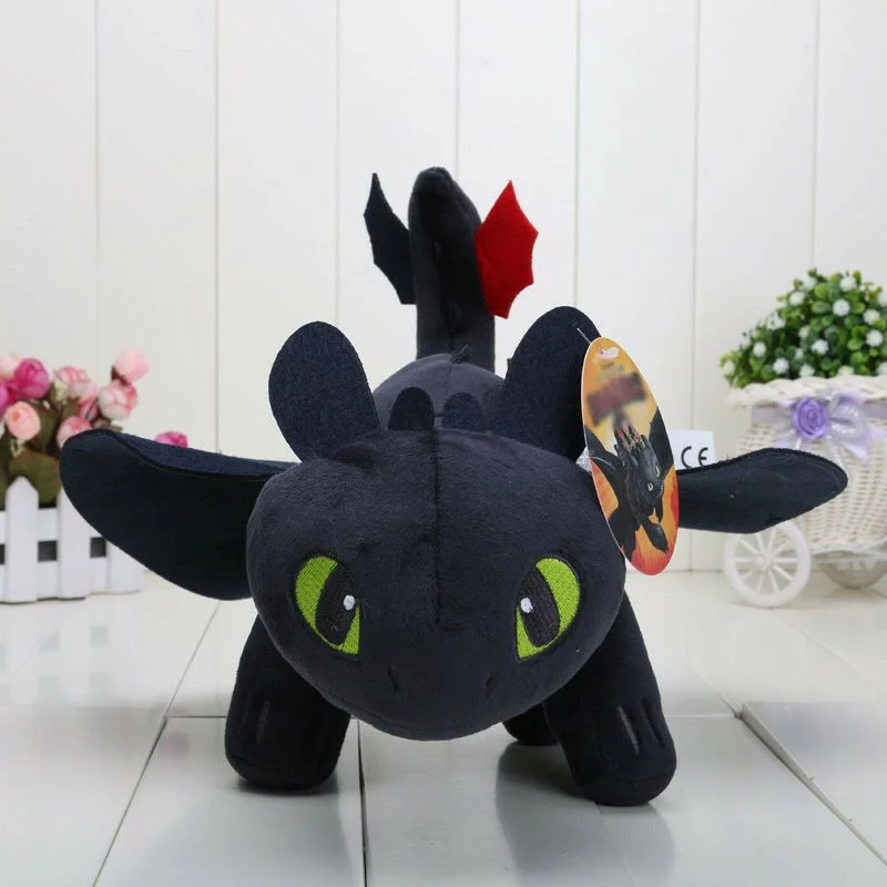 20-65 ซม.Plushies ของเล่นมังกร Kawaii สีขาวสีดําไดโนเสาร์ตุ๊กตาสัตว์ตุ๊กตาของเล่นสต็อกตุ๊กตาเด็กของขวัญวันเกิดสําหรับเด็ก